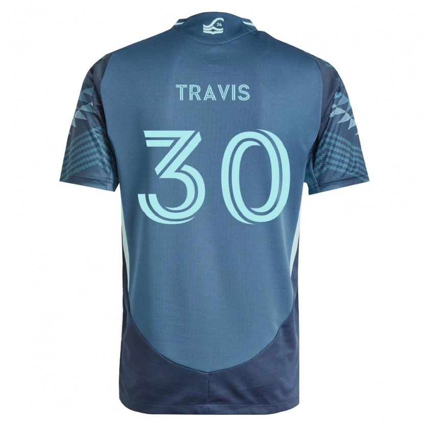 Danxen Homem Camisola Riley Travis #30 Azul Marinho Verde Alternativa 2026/27 Camisa