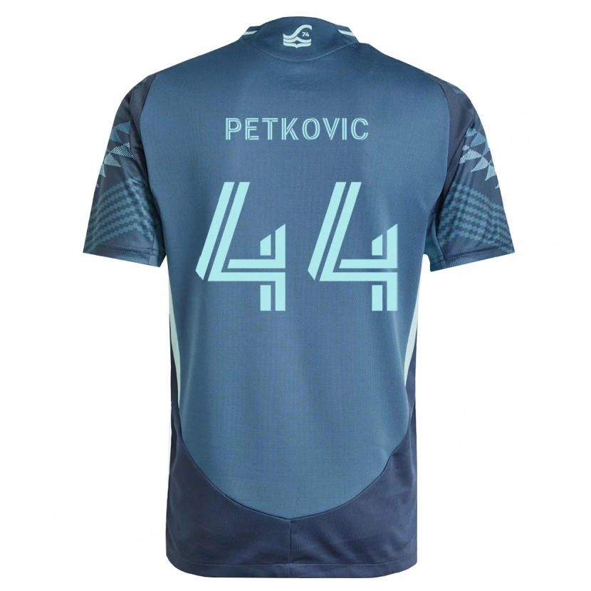 Danxen Homem Camisola Nikola Petković #44 Azul Marinho Verde Alternativa 2026/27 Camisa