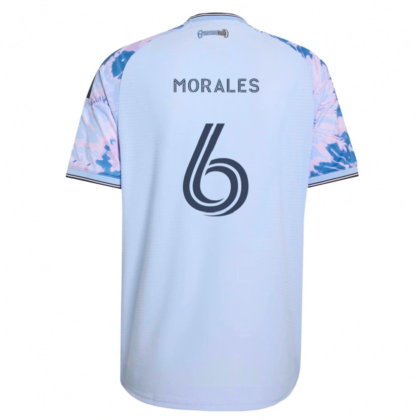 Danxen Homem Camisola Alfredo Morales #6 Azul Real Branco Preto Alternativa 2026/27 Camisa