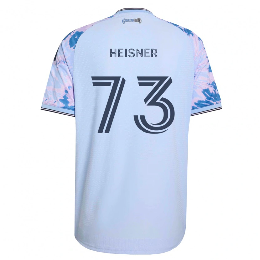 Danxen Homem Camisola Jacob Heisner #73 Azul Real Branco Preto Alternativa 2026/27 Camisa