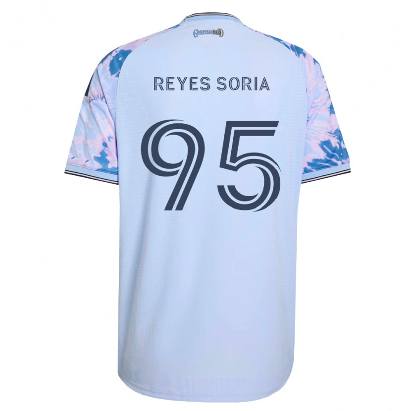 Danxen Homem Camisola Randhu Reyes Soria #95 Azul Real Branco Preto Alternativa 2026/27 Camisa