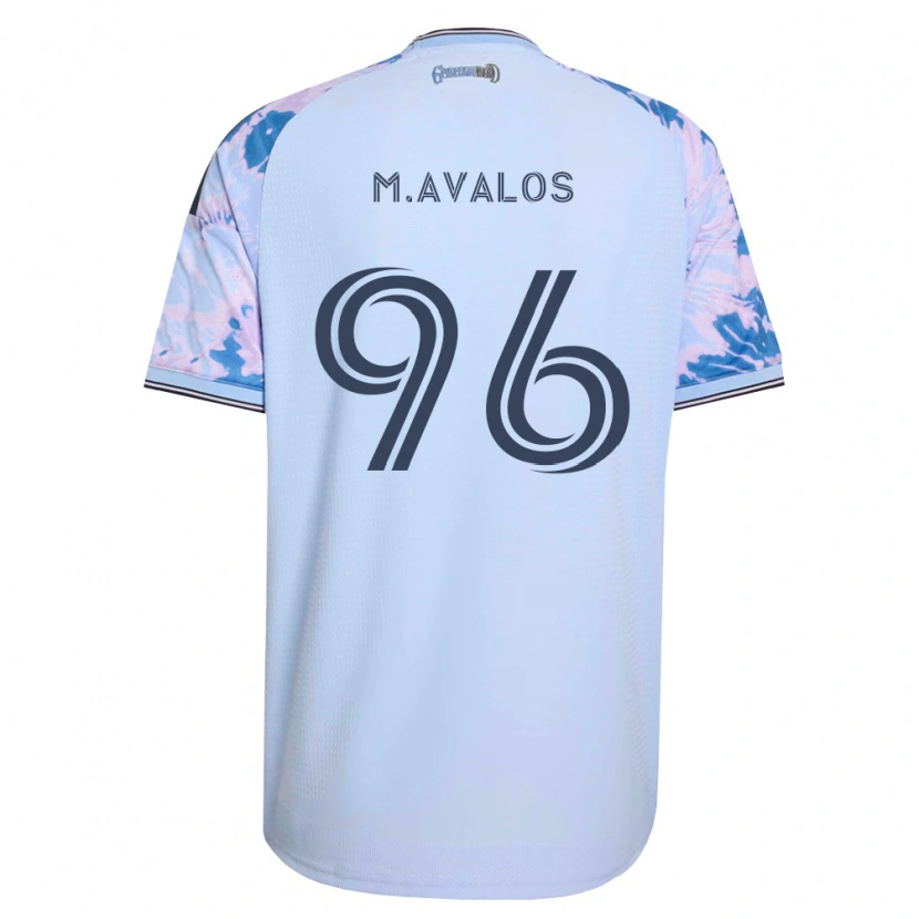 Danxen Homem Camisola Marcelo Ávalos #96 Azul Real Branco Preto Alternativa 2026/27 Camisa