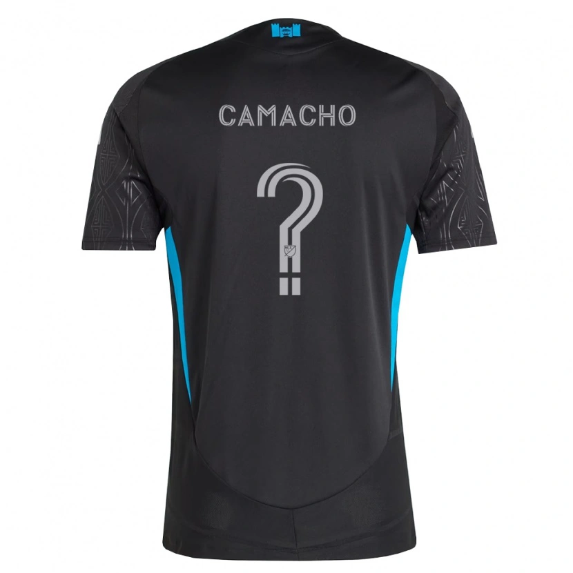 Danxen Homem Camisola Jaydus Camacho #0 Preto Branco Azul Celeste Alternativa 2026/27 Camisa