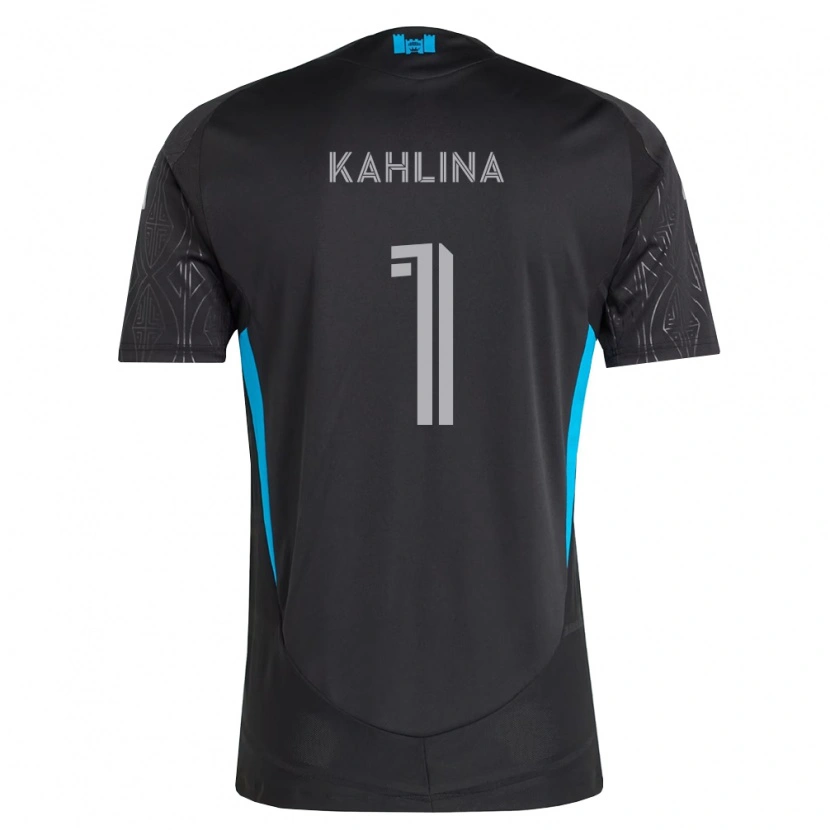 Danxen Homem Camisola Kristijan Kahlina #1 Preto Branco Azul Celeste Alternativa 2026/27 Camisa