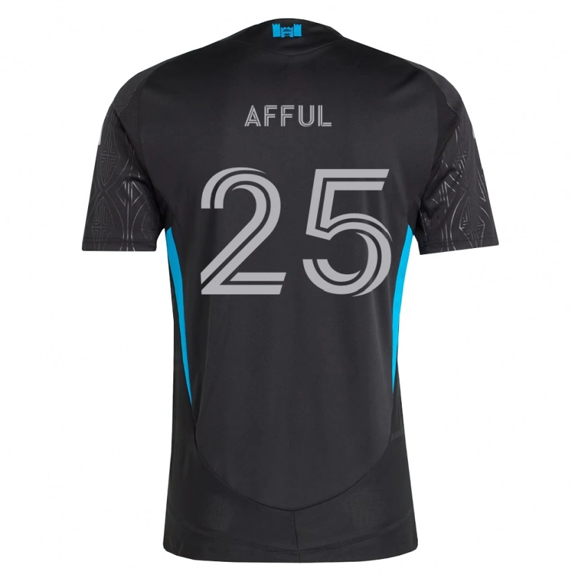 Danxen Homem Camisola Harrison Afful #25 Preto Branco Azul Celeste Alternativa 2026/27 Camisa