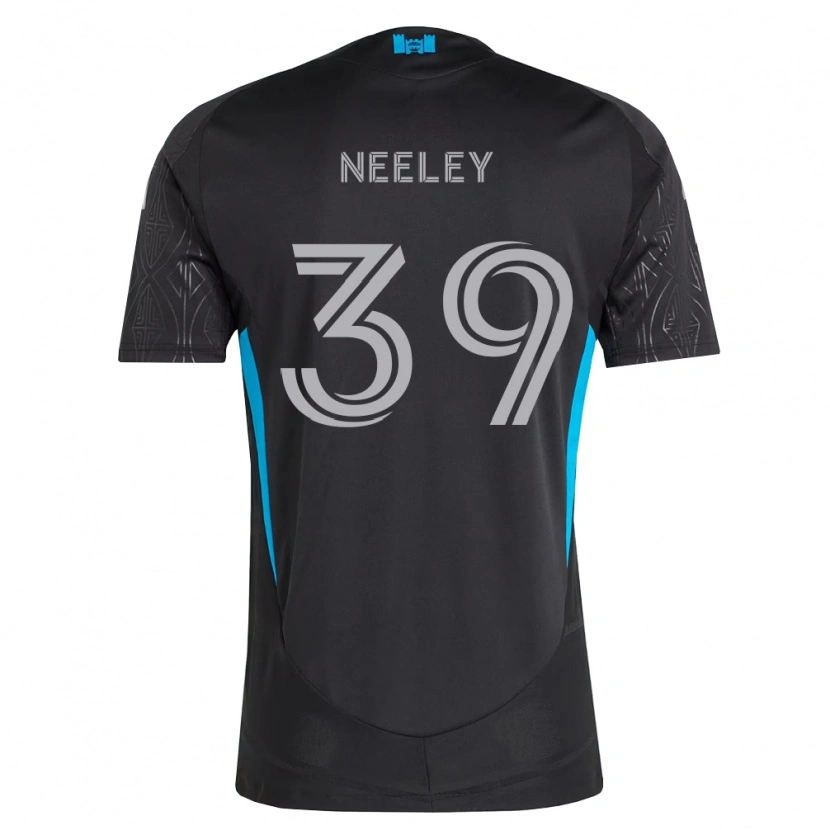 Danxen Homem Camisola Jack Neeley #39 Preto Branco Azul Celeste Alternativa 2026/27 Camisa