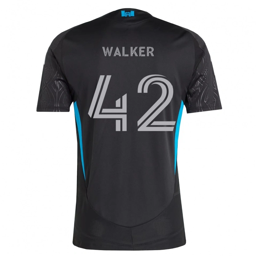 Danxen Homem Camisola Isaac Walker #42 Preto Branco Azul Celeste Alternativa 2026/27 Camisa