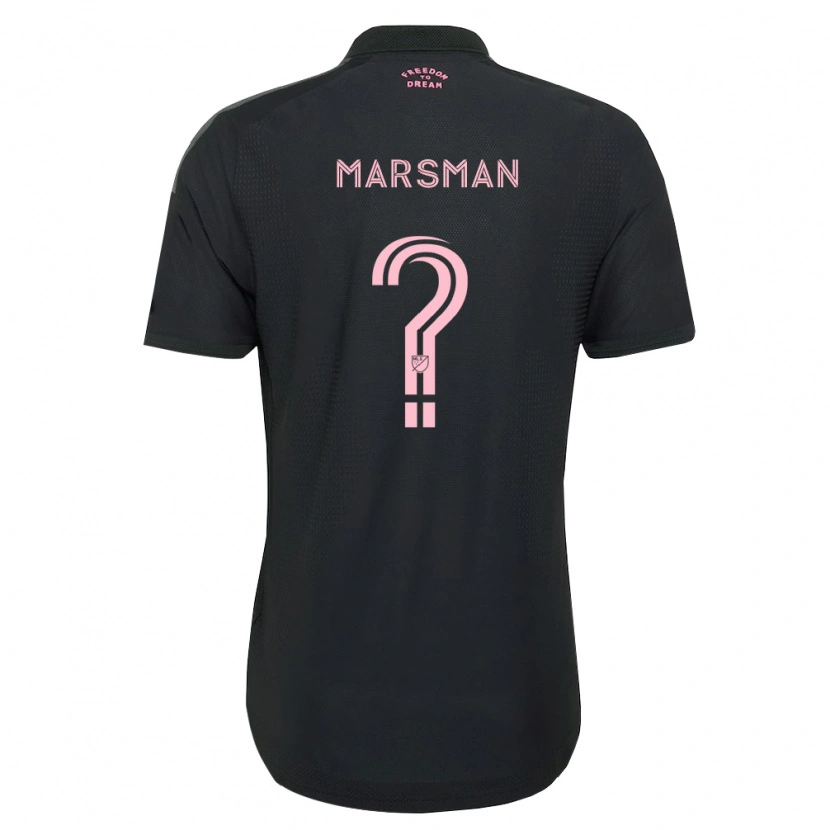 Danxen Homem Camisola Nick Marsman #0 Rosa Preto Branco Alternativa 2026/27 Camisa
