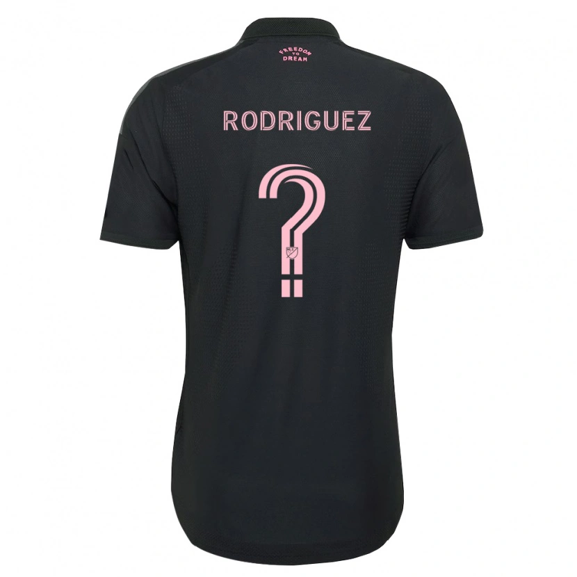 Danxen Homem Camisola Emerson Rodríguez #0 Rosa Preto Branco Alternativa 2026/27 Camisa