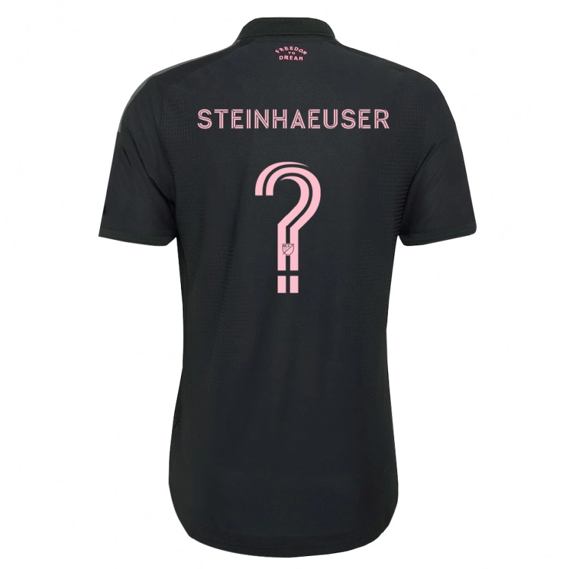 Danxen Homem Camisola Marcus Steinhaeuser #0 Rosa Preto Branco Alternativa 2026/27 Camisa