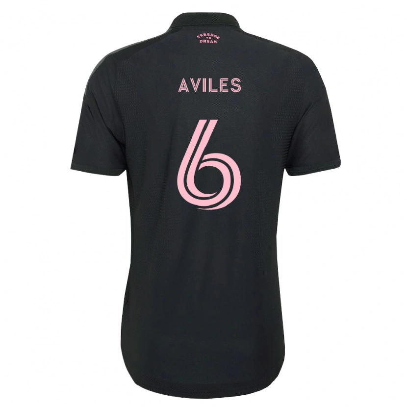 Danxen Homem Camisola Tomás Avilés #6 Rosa Preto Branco Alternativa 2026/27 Camisa