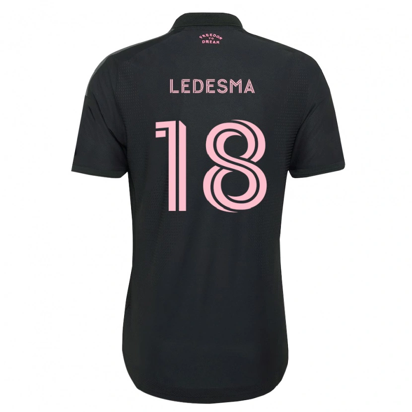 Danxen Homem Camisola Santiago Ledesma #18 Rosa Preto Branco Alternativa 2026/27 Camisa