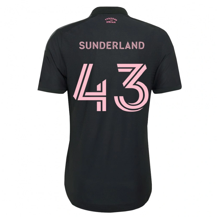 Danxen Homem Camisola Lawson Sunderland #43 Rosa Preto Branco Alternativa 2026/27 Camisa