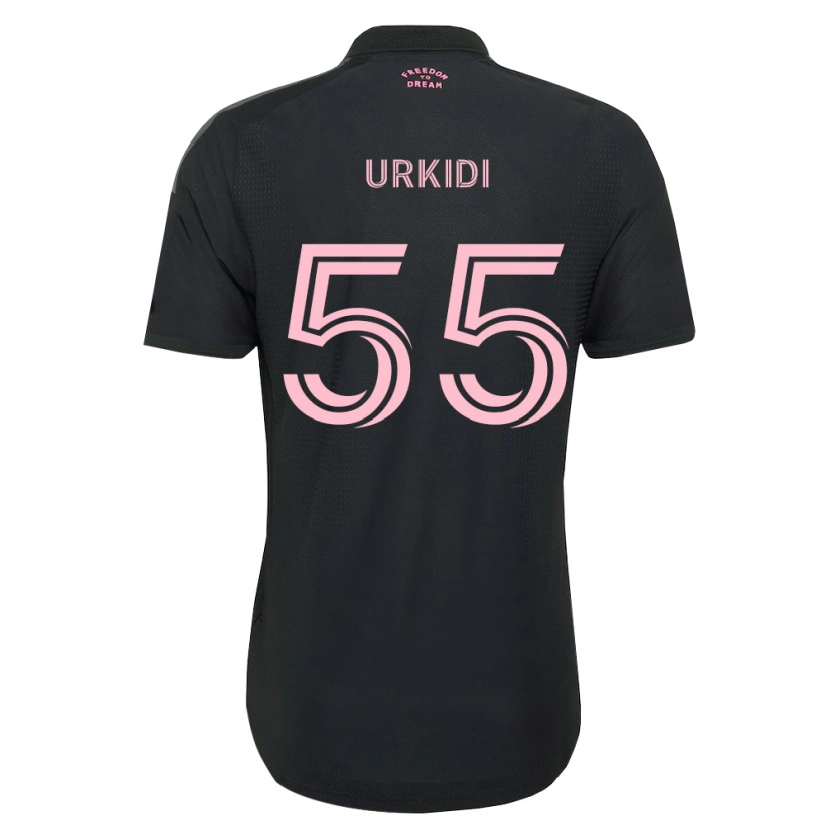 Danxen Homem Camisola Ian Urkidi #55 Rosa Preto Branco Alternativa 2026/27 Camisa