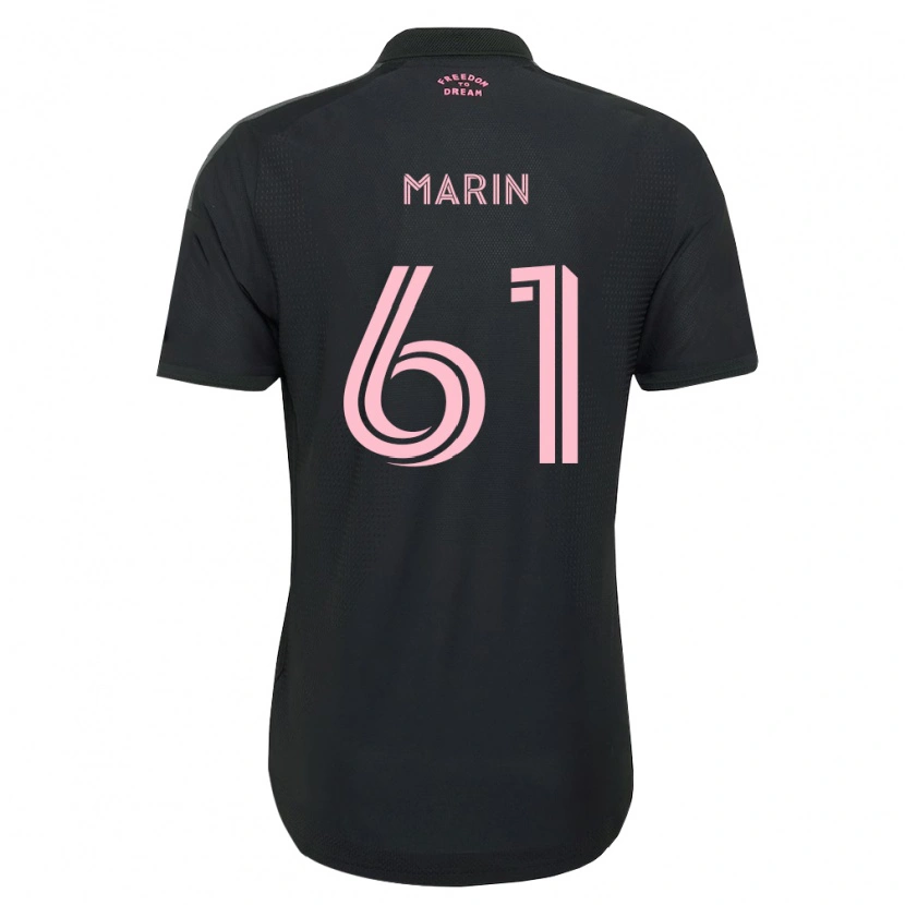 Danxen Homem Camisola Matias Marin #61 Rosa Preto Branco Alternativa 2026/27 Camisa