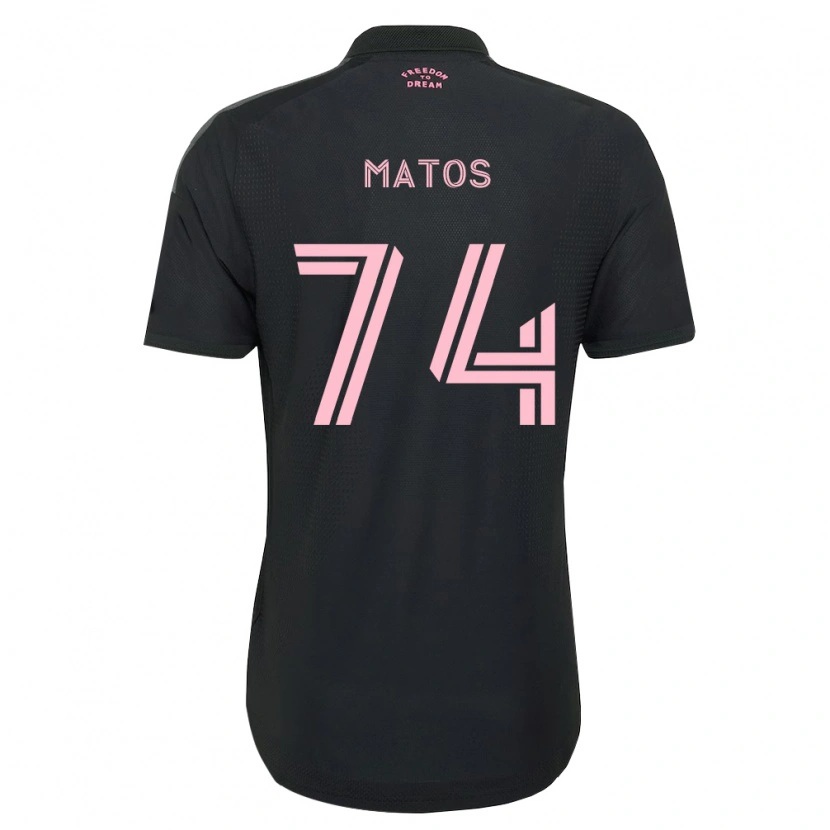 Danxen Homem Camisola Diego Matos #74 Rosa Preto Branco Alternativa 2026/27 Camisa