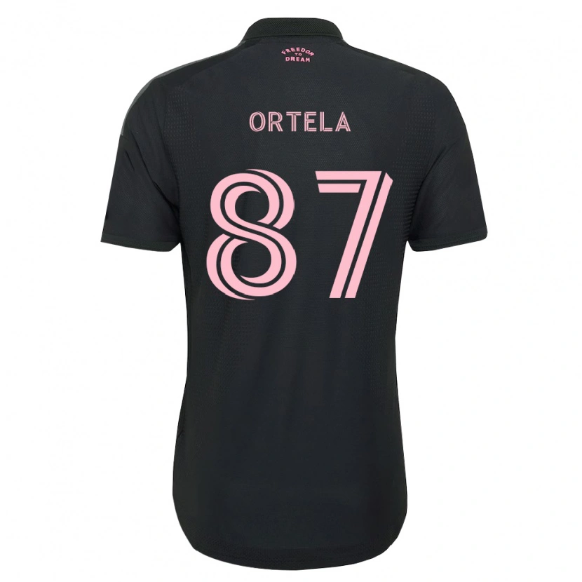 Danxen Homem Camisola Jerremy Ortela #87 Rosa Preto Branco Alternativa 2026/27 Camisa