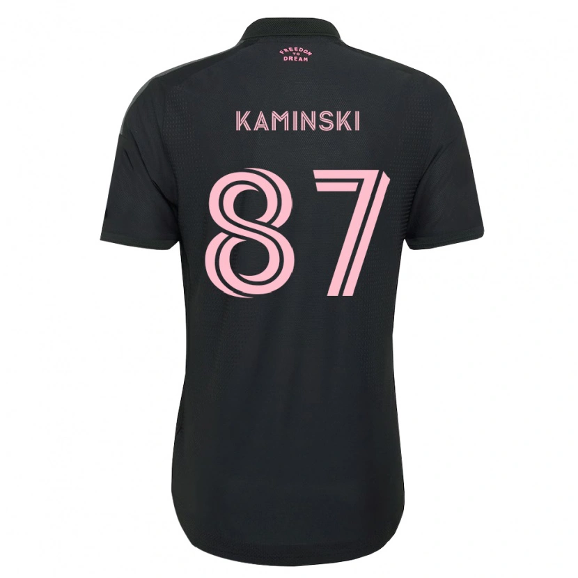 Danxen Homem Camisola Brett Kaminski #87 Rosa Preto Branco Alternativa 2026/27 Camisa