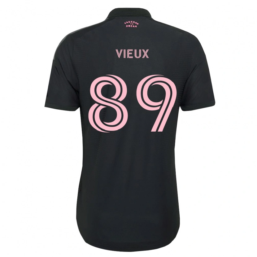 Danxen Homem Camisola Matthias Vieux #89 Rosa Preto Branco Alternativa 2026/27 Camisa