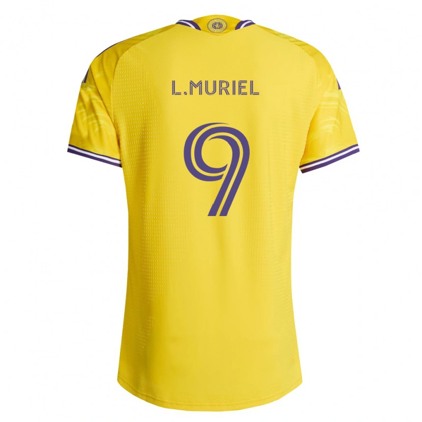 Danxen Homem Camisola Luis Muriel #9 Roxo Amarelo Alternativa 2026/27 Camisa