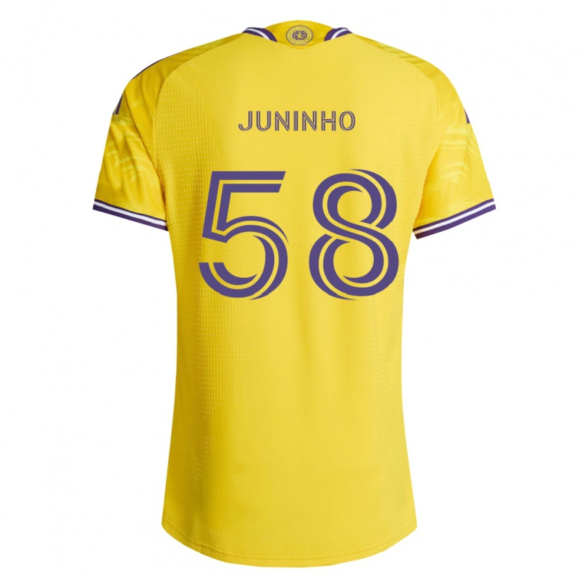 Danxen Homem Camisola Juninho #58 Roxo Amarelo Alternativa 2026/27 Camisa