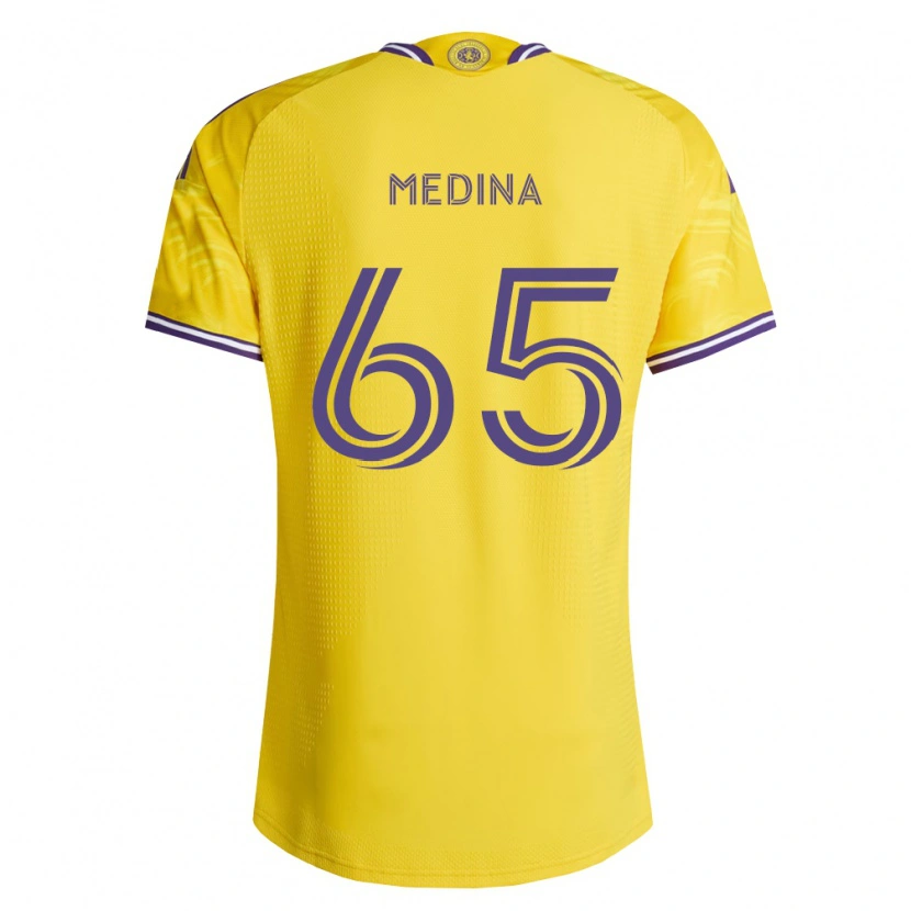 Danxen Homem Camisola Cristian Medina #65 Roxo Amarelo Alternativa 2026/27 Camisa
