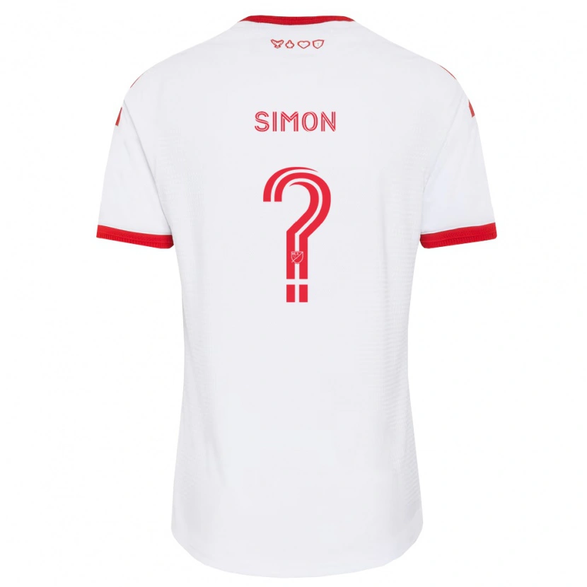 Danxen Homem Camisola Devonte Simon #0 Branco Vermelho Preto Alternativa 2026/27 Camisa