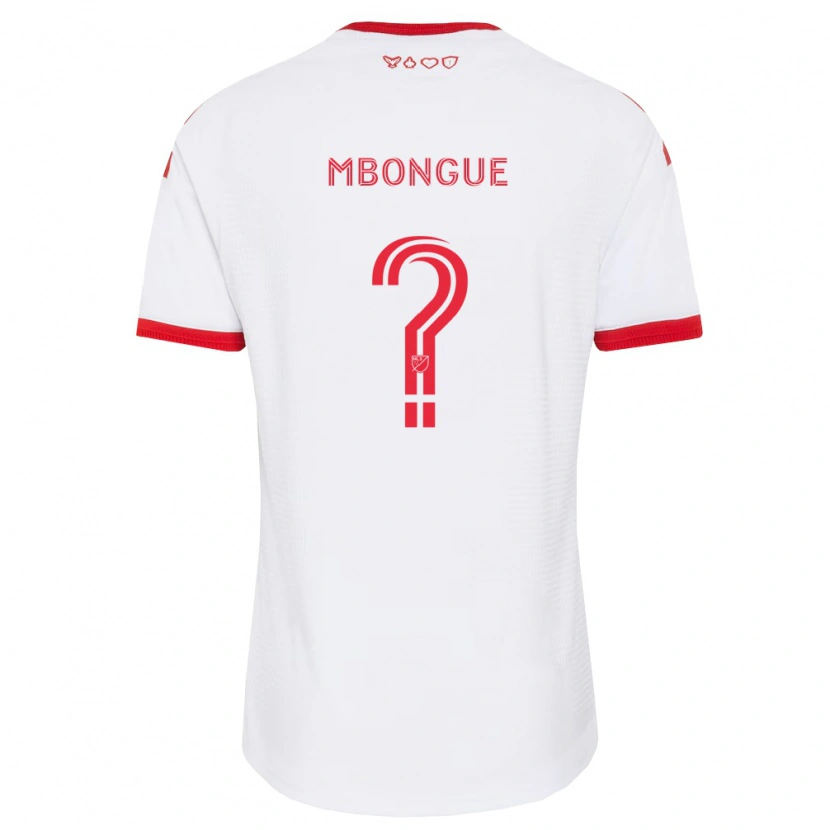 Danxen Homem Camisola Hugo Mbongue #0 Branco Vermelho Preto Alternativa 2026/27 Camisa