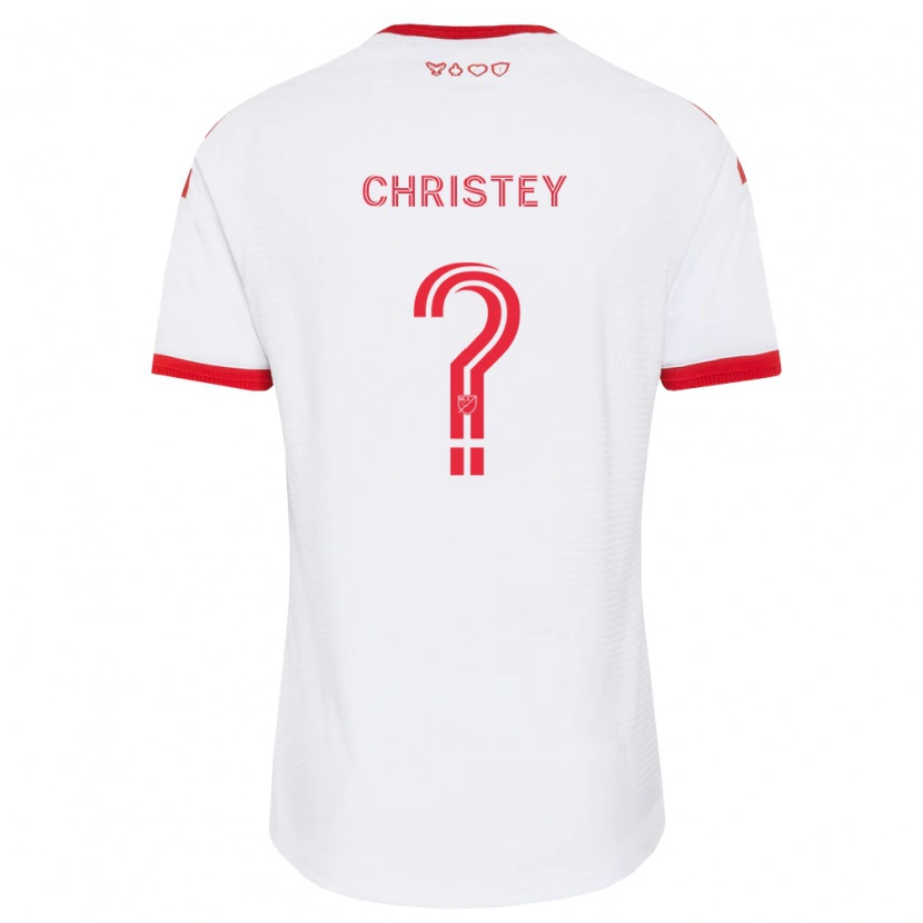 Danxen Homem Camisola Quentin Christey #0 Branco Vermelho Preto Alternativa 2026/27 Camisa