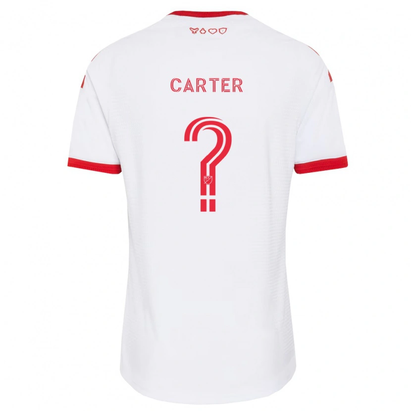 Danxen Homem Camisola Ajahni Carter #0 Branco Vermelho Preto Alternativa 2026/27 Camisa
