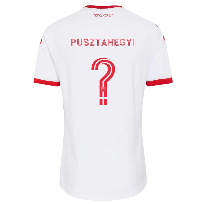 Danxen Homem Camisola Tristan Pusztahegyi #0 Branco Vermelho Preto Alternativa 2026/27 Camisa