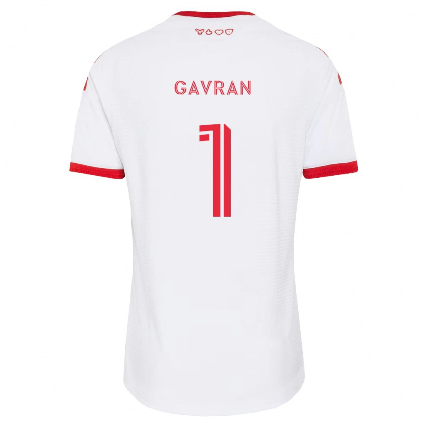 Danxen Homem Camisola Luka Gavran #1 Branco Vermelho Preto Alternativa 2026/27 Camisa