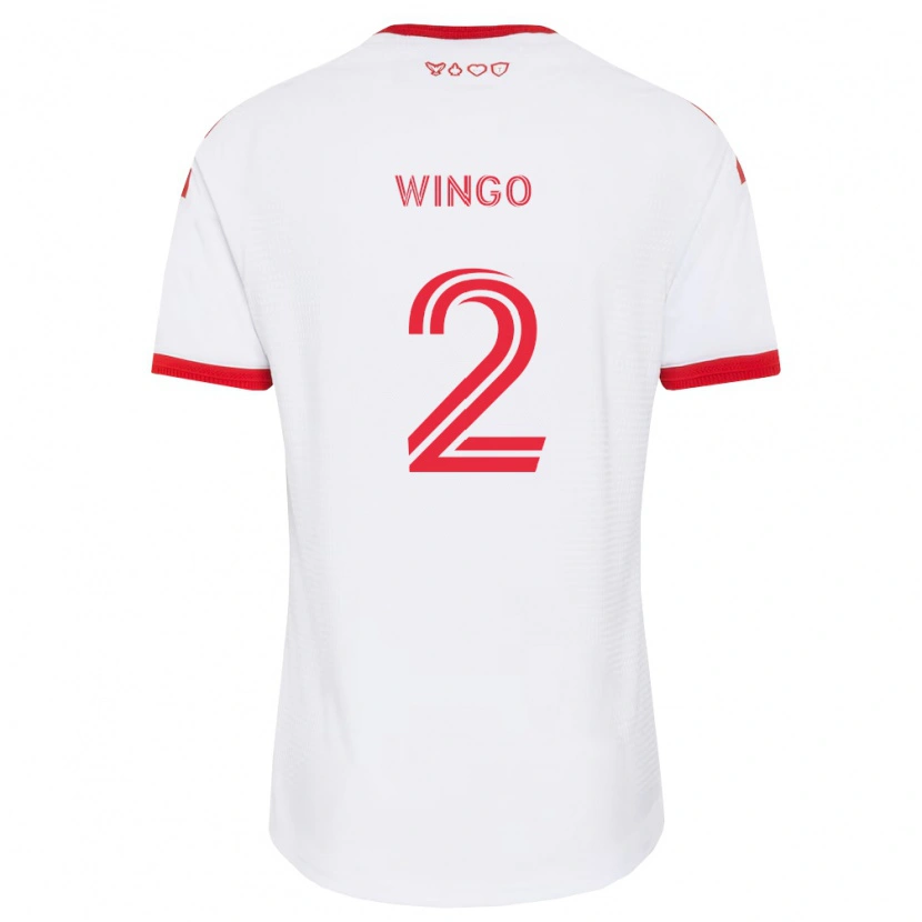 Danxen Homem Camisola Henry Wingo #2 Branco Vermelho Preto Alternativa 2026/27 Camisa