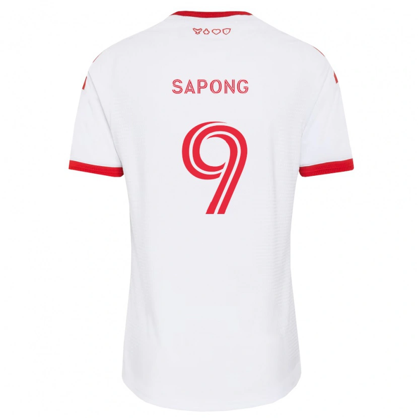 Danxen Homem Camisola C.j. Sapong #9 Branco Vermelho Preto Alternativa 2026/27 Camisa