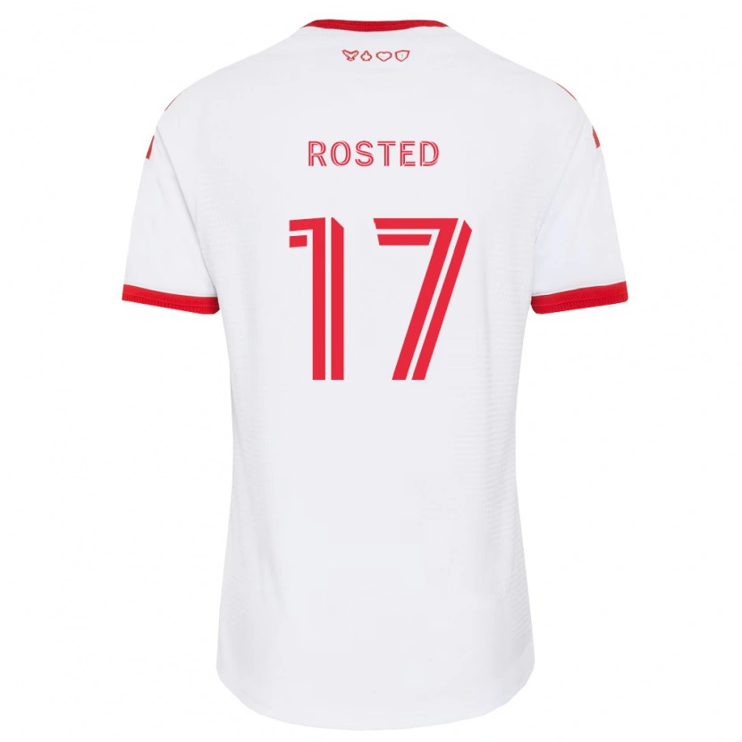 Danxen Homem Camisola Sigurd Rosted #17 Branco Vermelho Preto Alternativa 2026/27 Camisa