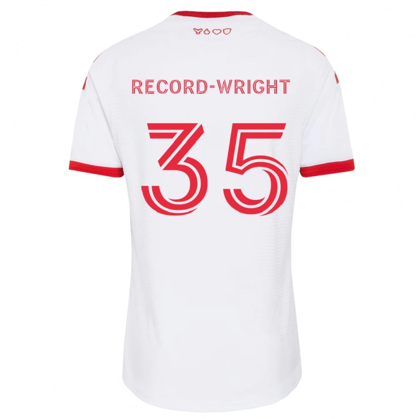 Danxen Homem Camisola Kemari Record-Wright #35 Branco Vermelho Preto Alternativa 2026/27 Camisa
