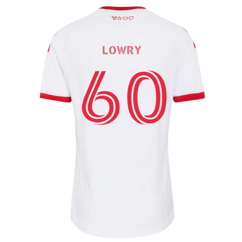 Danxen Homem Camisola Benjamin Lowry #60 Branco Vermelho Preto Alternativa 2026/27 Camisa
