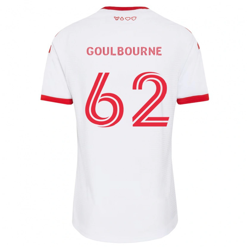 Danxen Homem Camisola Rohan Goulbourne #62 Branco Vermelho Preto Alternativa 2026/27 Camisa