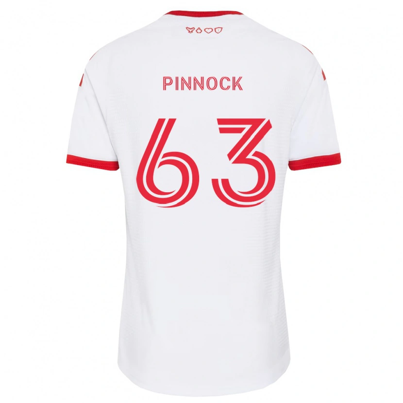 Danxen Homem Camisola Shyon Pinnock #63 Branco Vermelho Preto Alternativa 2026/27 Camisa