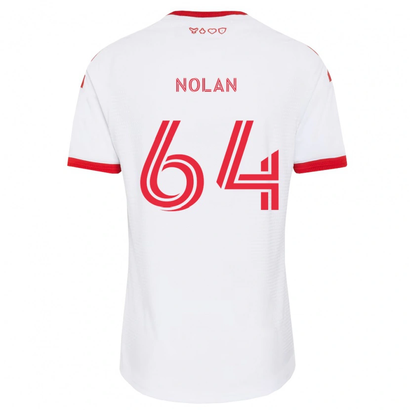 Danxen Homem Camisola Jahmarie Nolan #64 Branco Vermelho Preto Alternativa 2026/27 Camisa