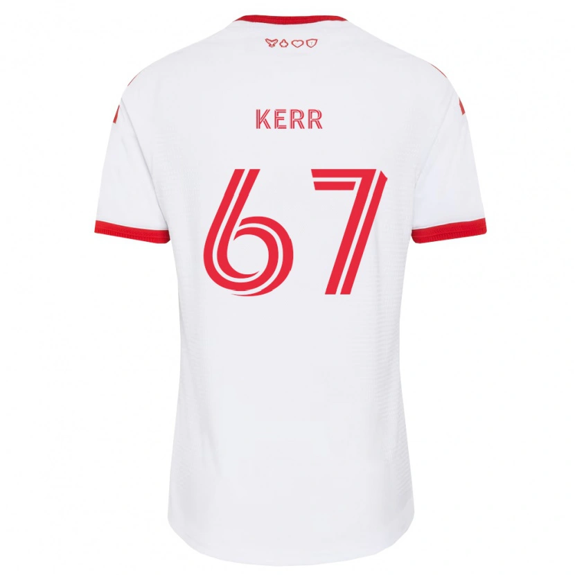 Danxen Homem Camisola Kervon Kerr #67 Branco Vermelho Preto Alternativa 2026/27 Camisa