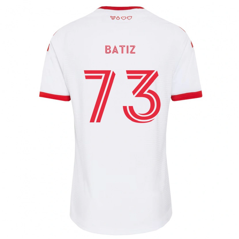 Danxen Homem Camisola Jesus Batiz #73 Branco Vermelho Preto Alternativa 2026/27 Camisa