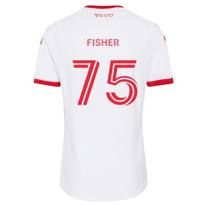 Danxen Homem Camisola Reid Fisher #75 Branco Vermelho Preto Alternativa 2026/27 Camisa