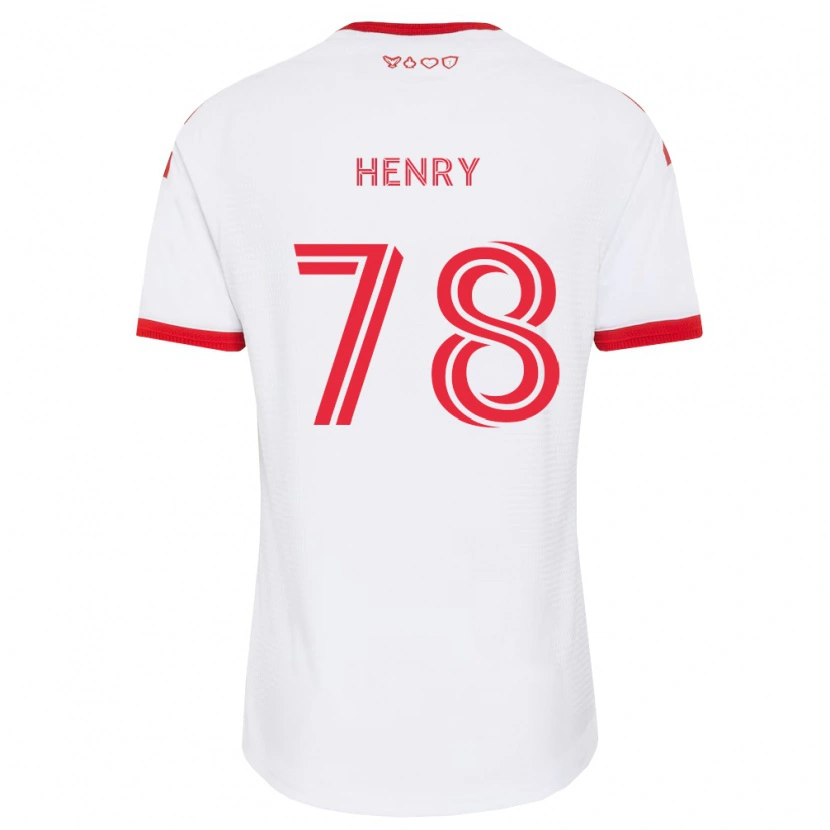 Danxen Homem Camisola Malik Henry #78 Branco Vermelho Preto Alternativa 2026/27 Camisa