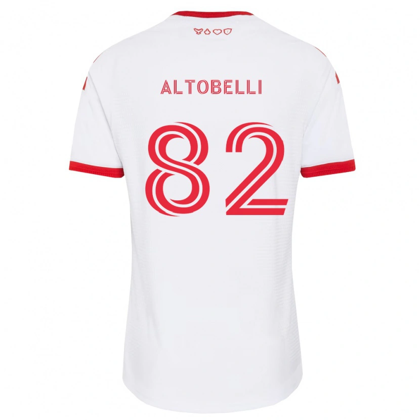 Danxen Homem Camisola Julian Altobelli #82 Branco Vermelho Preto Alternativa 2026/27 Camisa