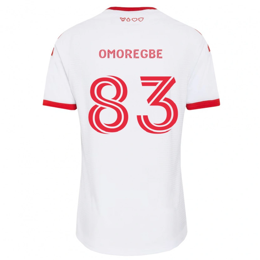 Danxen Homem Camisola Edwin Omoregbe #83 Branco Vermelho Preto Alternativa 2026/27 Camisa