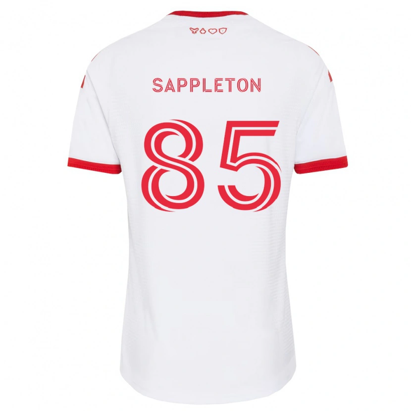Danxen Homem Camisola Spencer Sappleton #85 Branco Vermelho Preto Alternativa 2026/27 Camisa