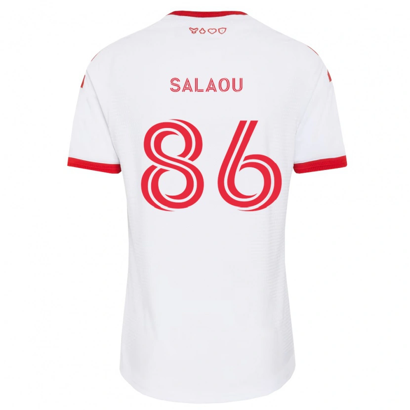 Danxen Homem Camisola Abundance Salaou #86 Branco Vermelho Preto Alternativa 2026/27 Camisa