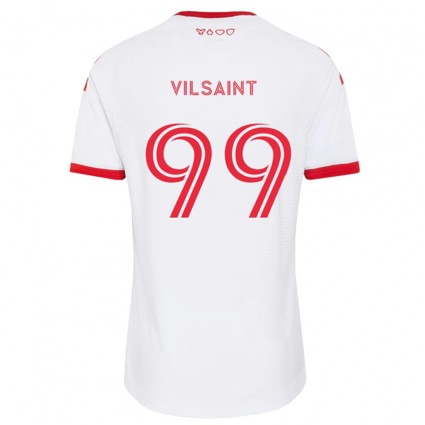 Danxen Homem Camisola Jules-Anthony Vilsaint #99 Branco Vermelho Preto Alternativa 2026/27 Camisa
