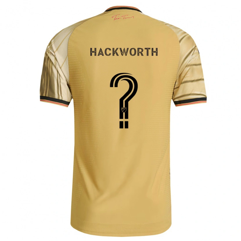 Danxen Homem Camisola Larsen Hackworth #0 Marrom Amarelo Preto Alternativa 2026/27 Camisa